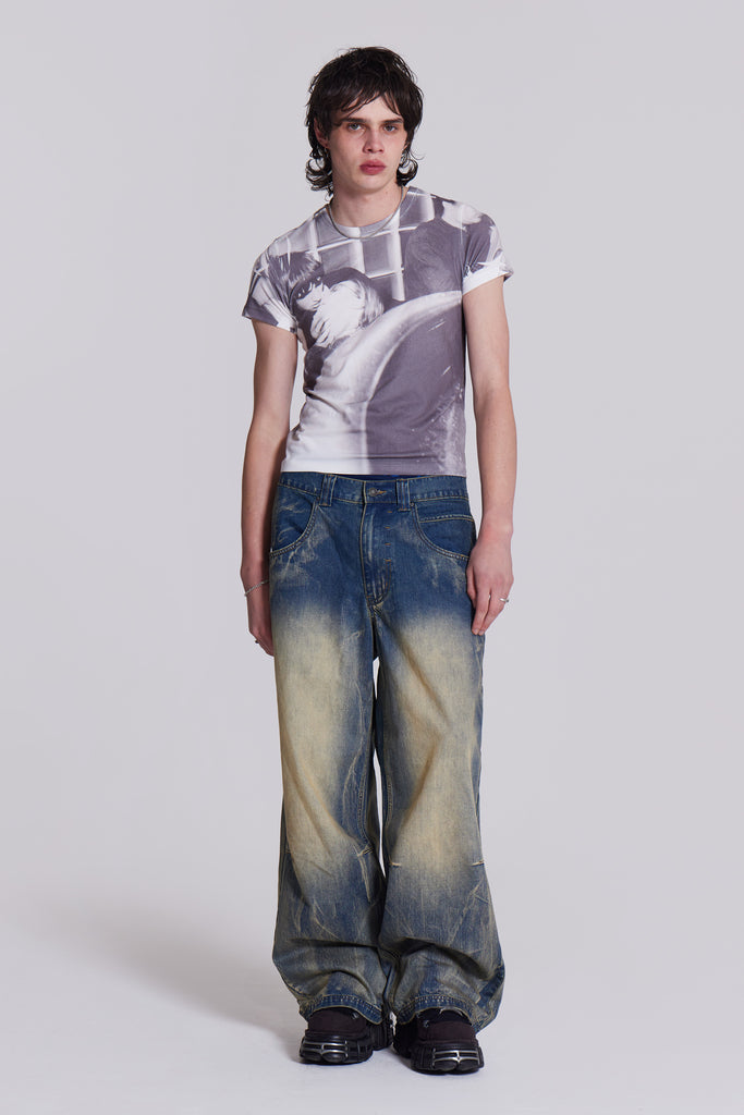 Blue Ethereal Colossus Jeans