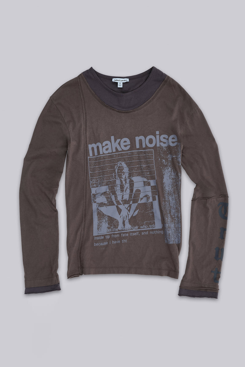 Noise Double Layer Long Sleeve Top
