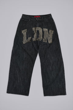 LDN Stud XL Colossus Jeans - W26 / Black