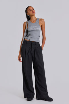 Goliath Charcoal Suit Pants - W38 / Grey