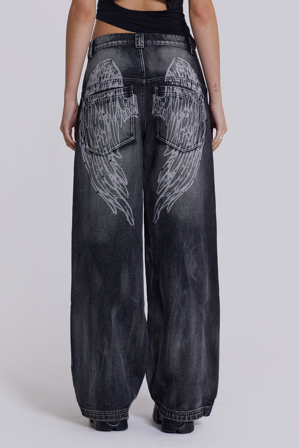 Black Ethereal Colossus Jeans