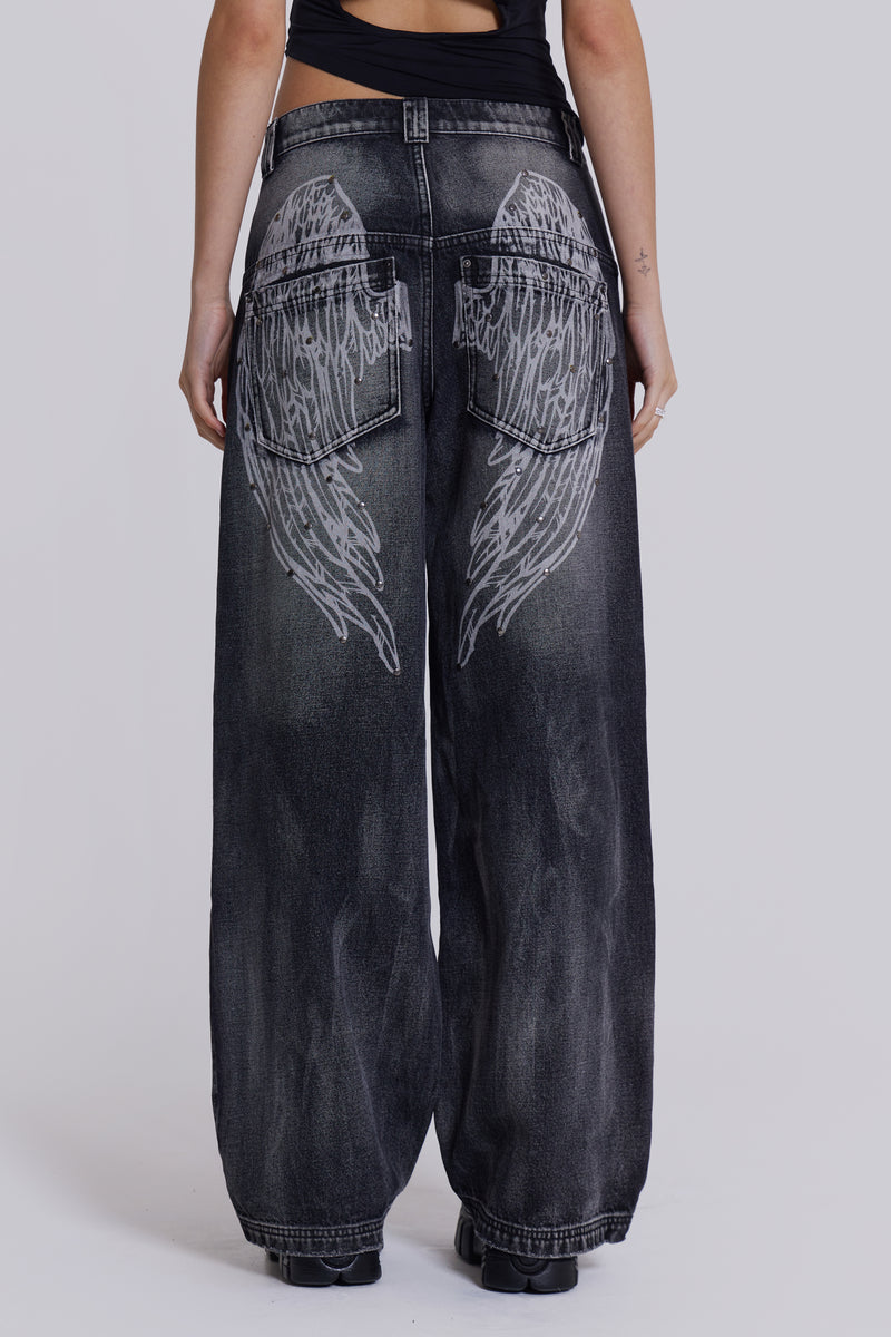 Black Ethereal Colossus Jeans