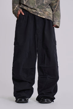 Black Parachute Cargo Pants – view 1