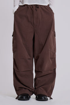 Brown Parachute Cargo Pants – view 1