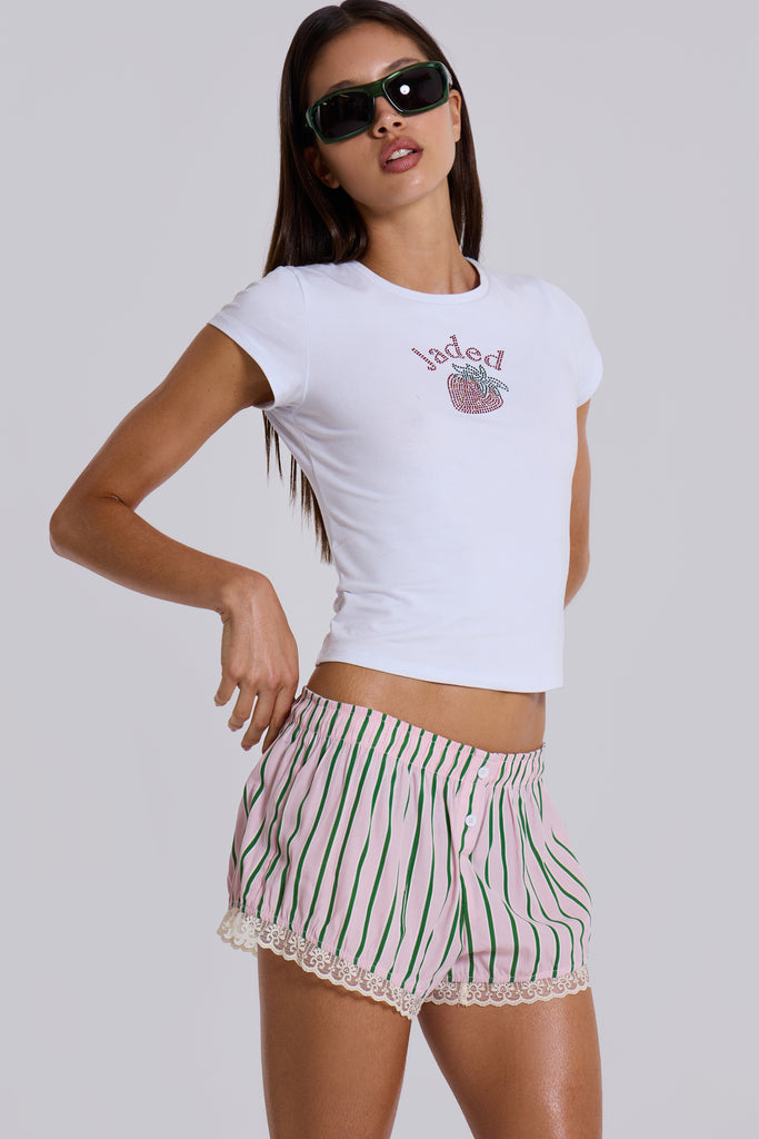 Lola Puffball Boxer Mini Shorts