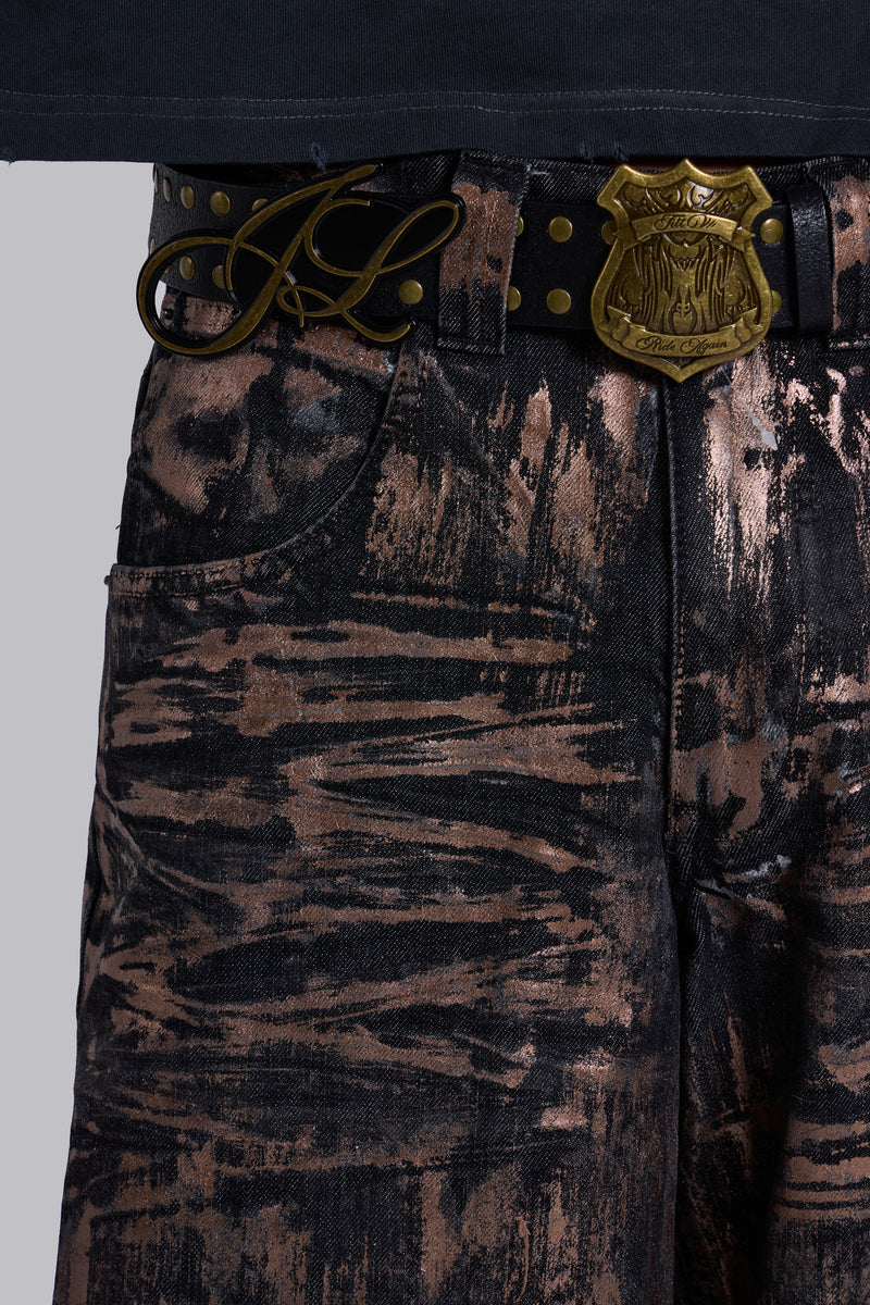 Shield Double Buckle Belt