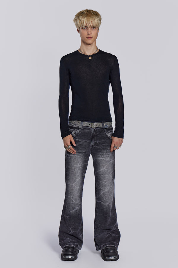 Black Mist Long Sleeve Top