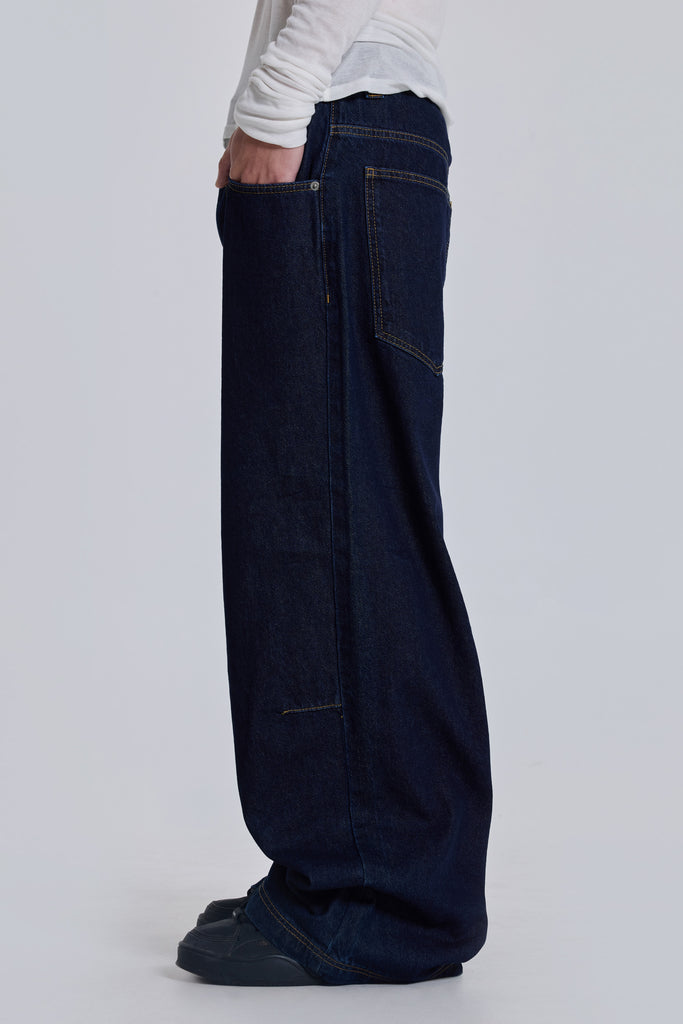 Indigo Low Rise Colossus Baggy Jeans