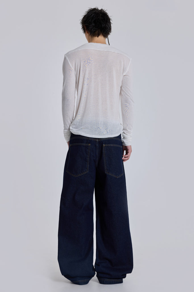Indigo Low Rise Colossus Baggy Jeans