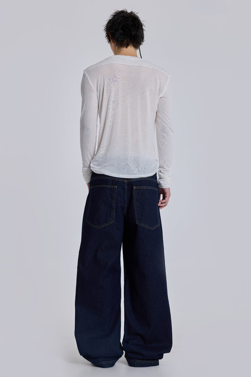 Indigo Low Rise Colossus Baggy Jeans