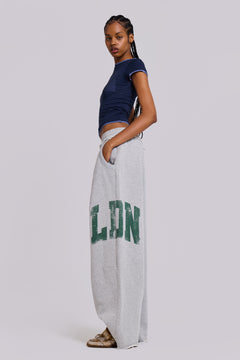 LDN Print Grey Marl Monster Joggers - XXS / Grey
