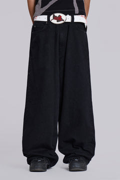 Solid Black XL Colossus Jeans - W25 / Black