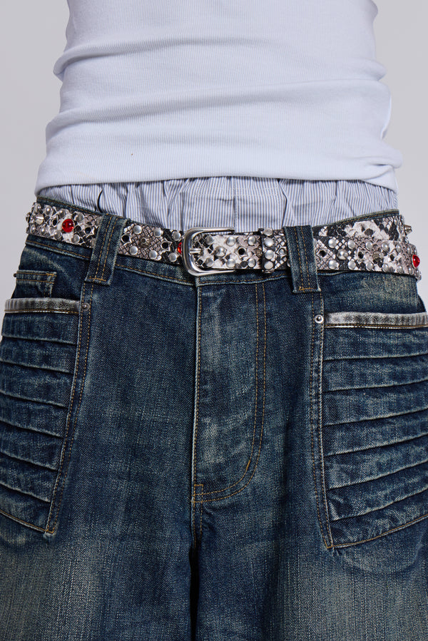 Silver Mamba Belt