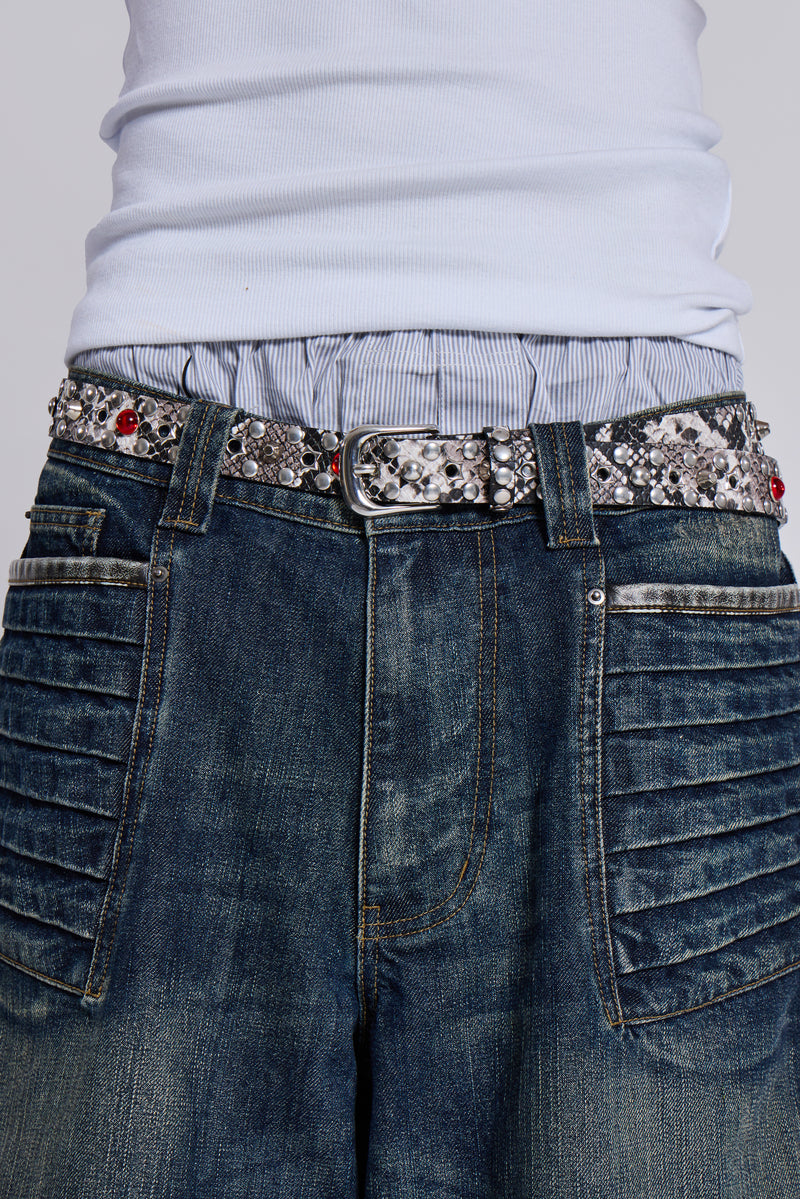 Silver Mamba Belt