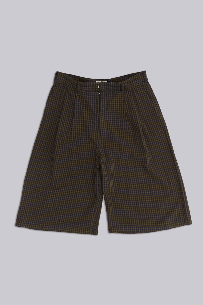 Brown Check XL Goliath Shorts