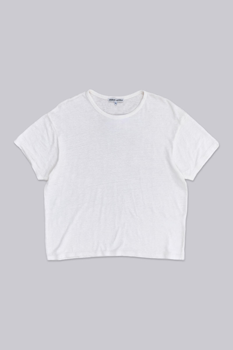 Slub White T-Shirt