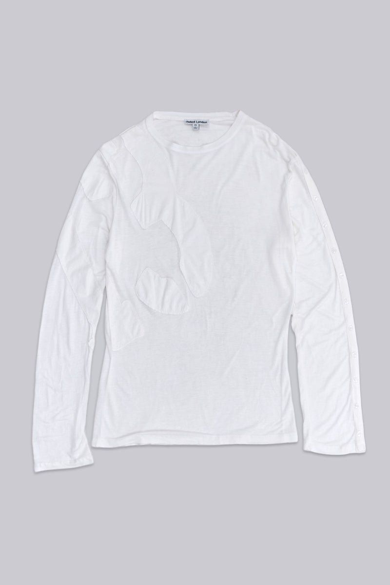 13 Applique Linen Top
