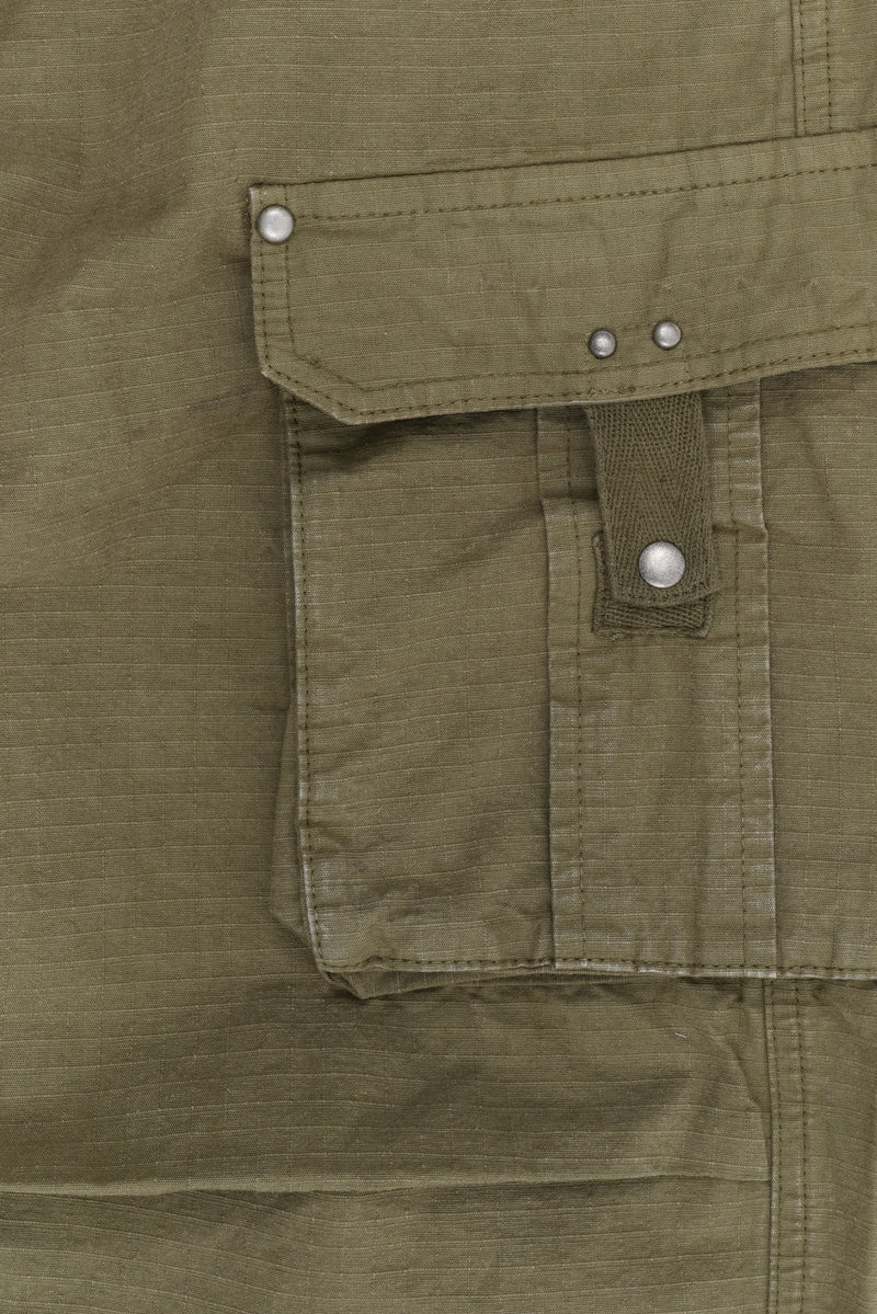 Olive XL Parachute Cargo Pants