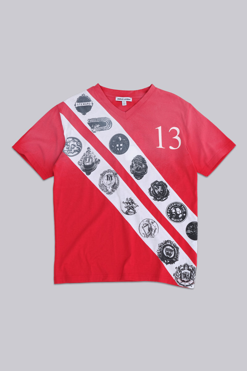 Crest V-Neck T-Shirt