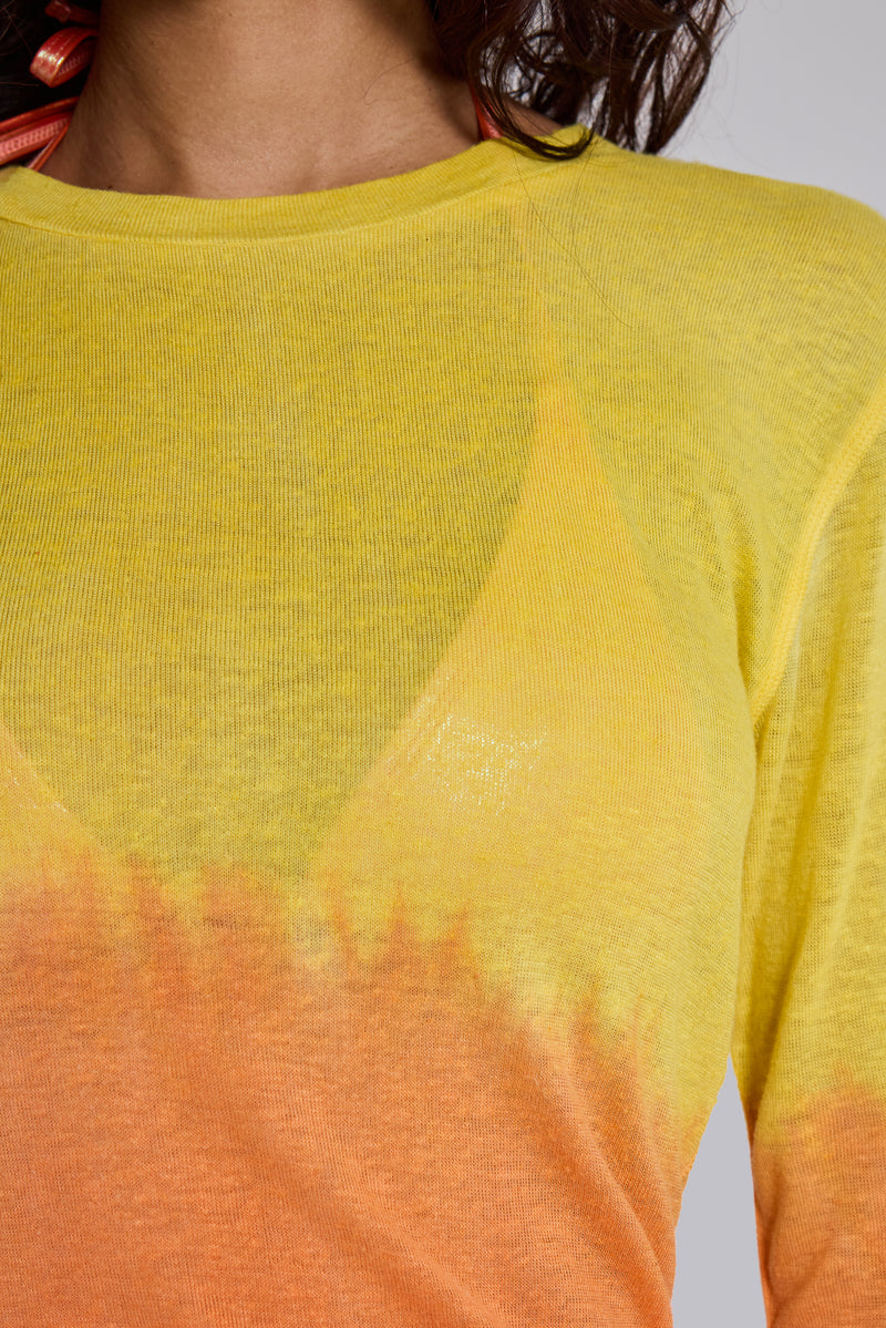Lumir Knit Ombre Long Sleeve Top