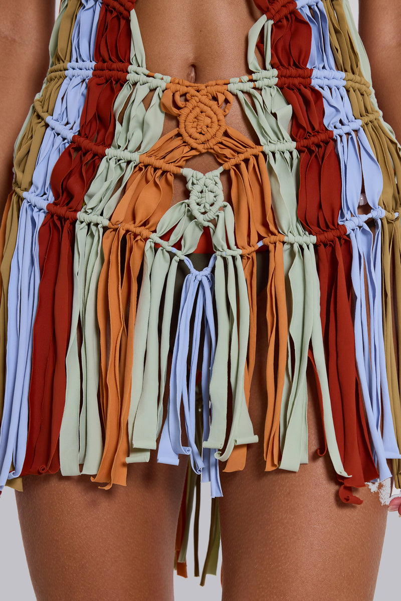 Feliz Hand-Crafted Macrame Dress