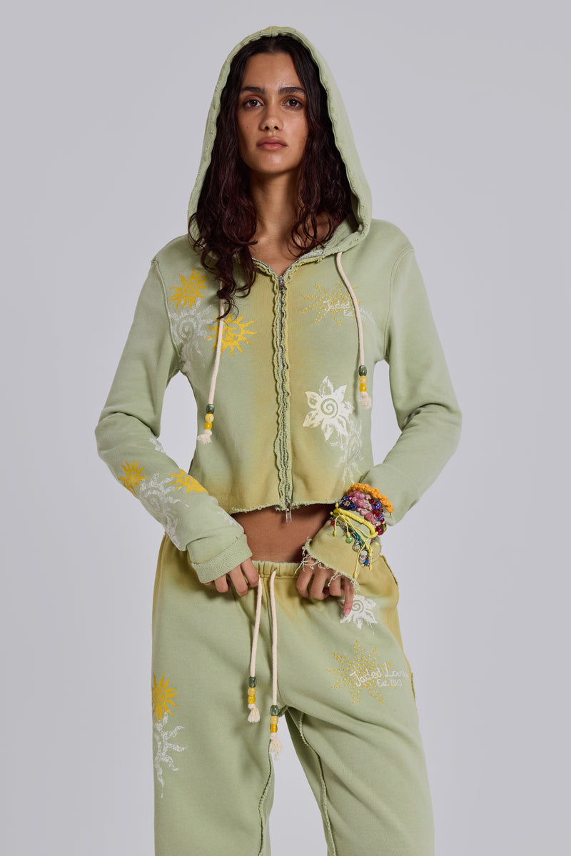 Cleo Sunfade Zip Through Hoodie