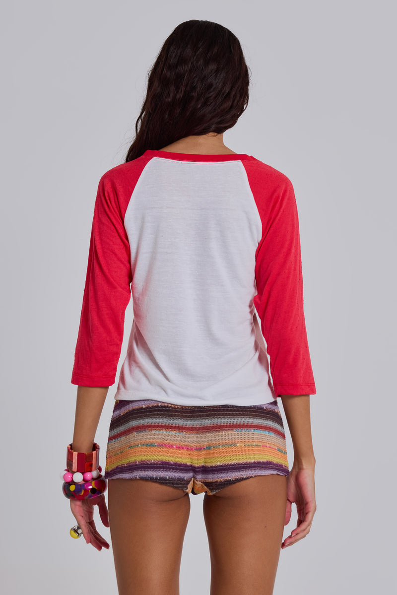 Sunset Airbrush Raglan Top