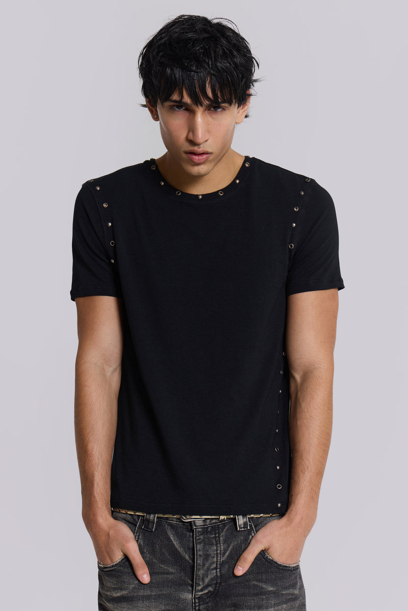 Studded Black Mist T-Shirt