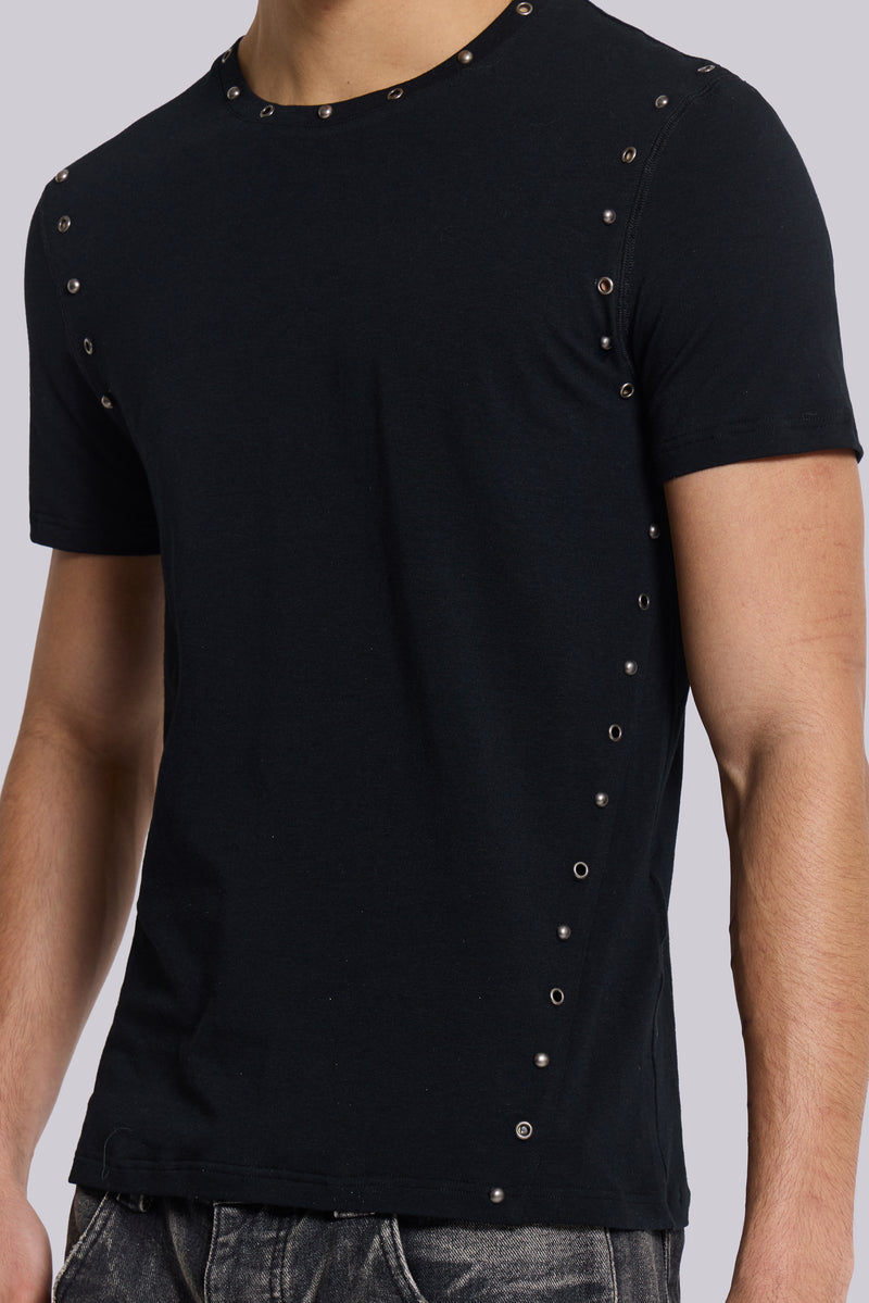 Studded Black Mist T-Shirt