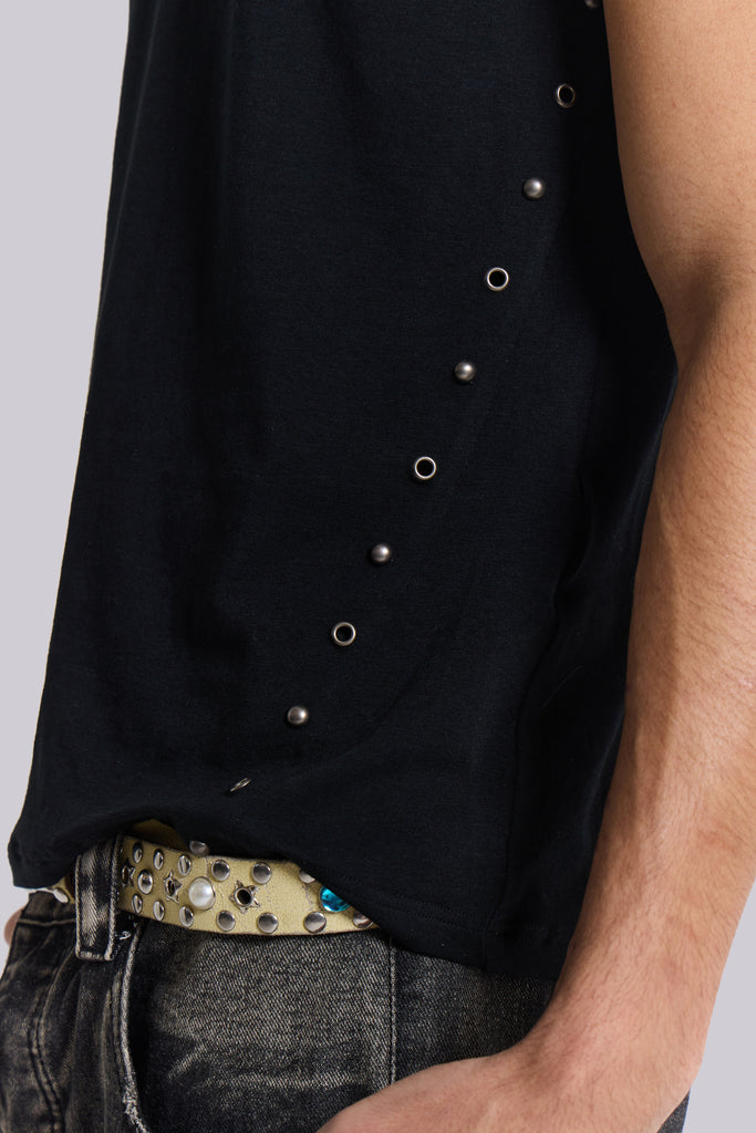 Studded Black Mist T-Shirt