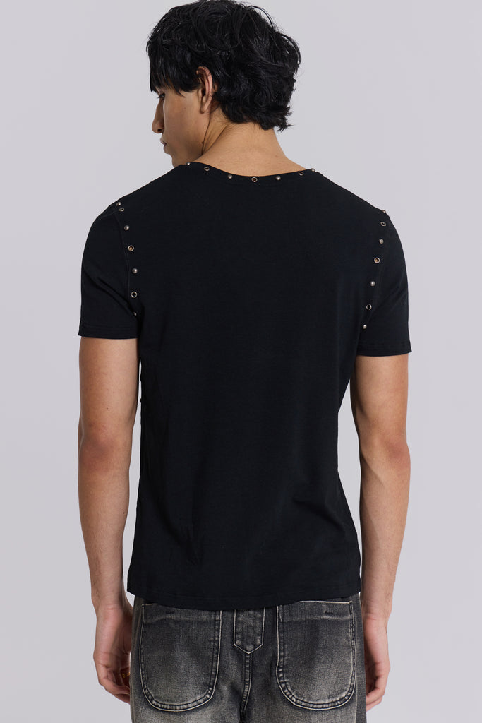 Studded Black Mist T-Shirt