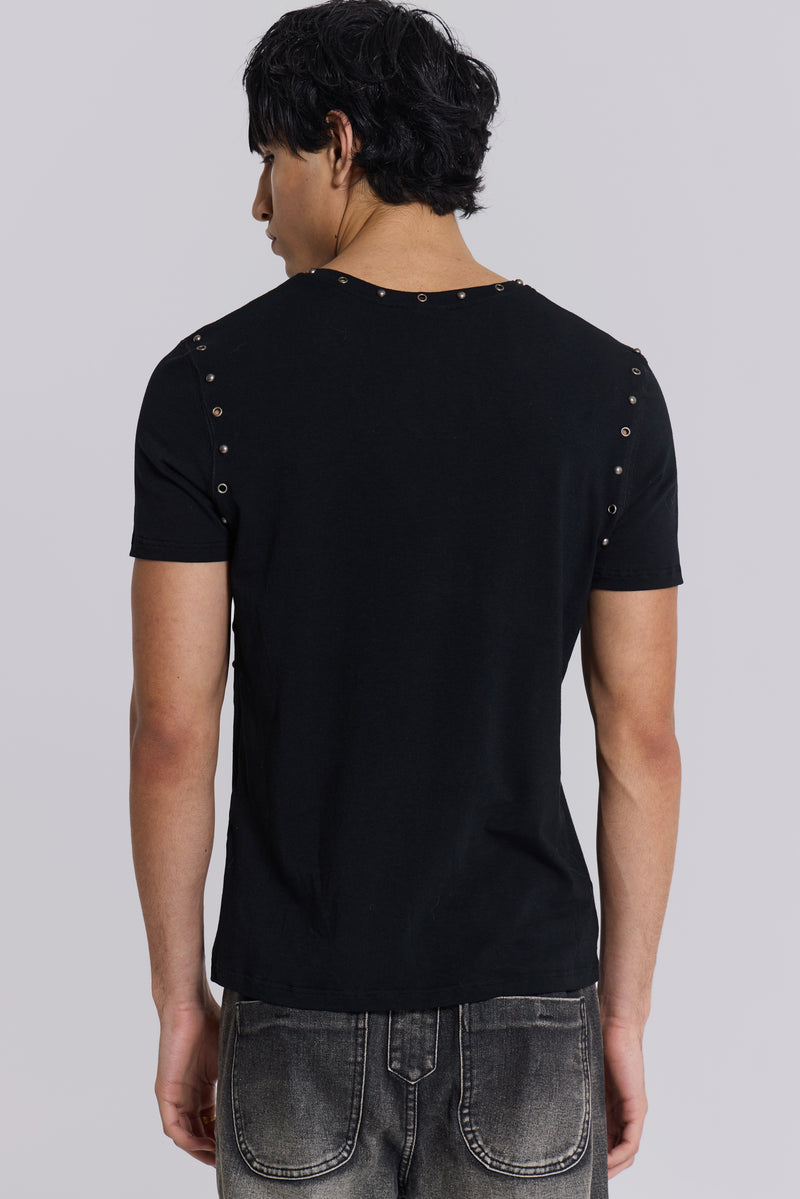 Studded Black Mist T-Shirt