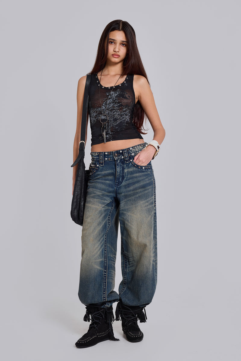 Rock Revival Heavy Stud Jeans