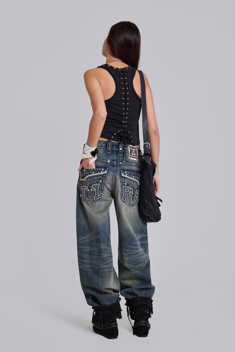 Rock Revival Heavy Stud Jeans