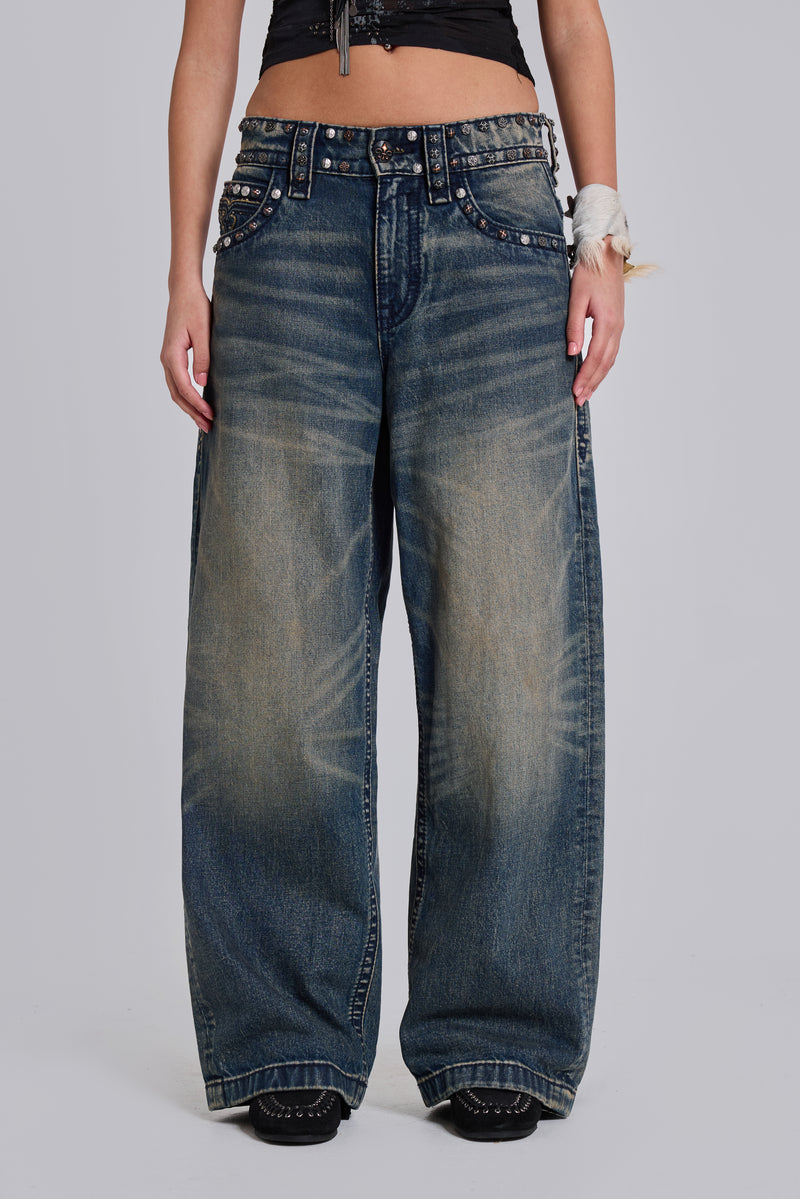 Rock Revival Heavy Stud Jeans