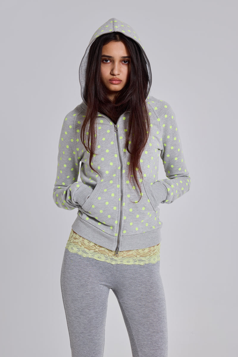 Neon Polkadot Hoodie