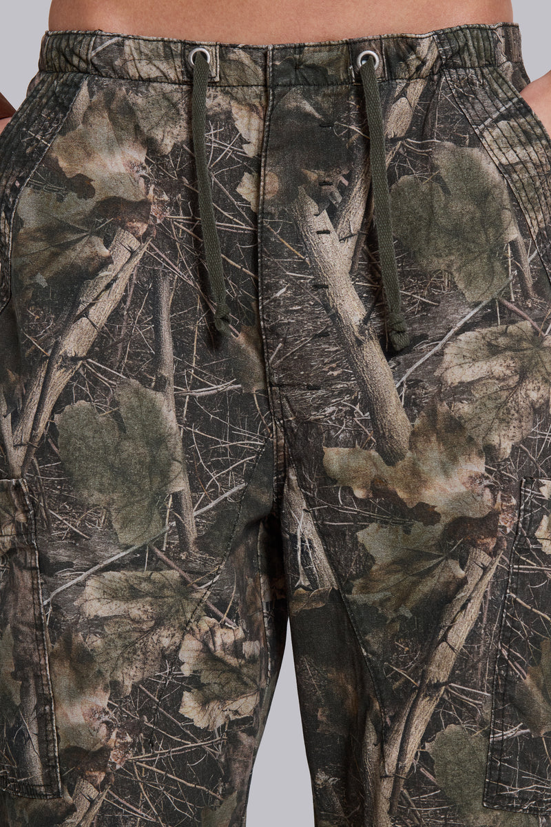 Woodland Camo Parachute Pants