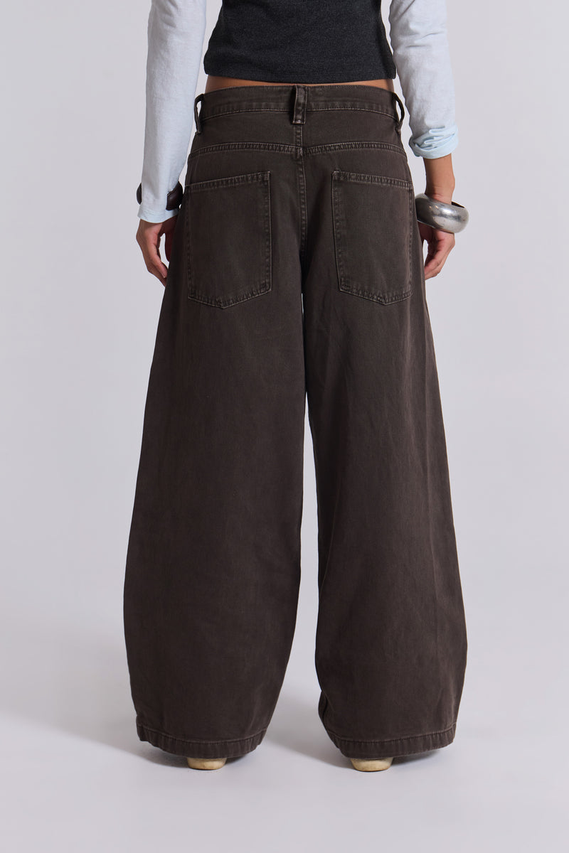 Washed Brown Colossus Jeans