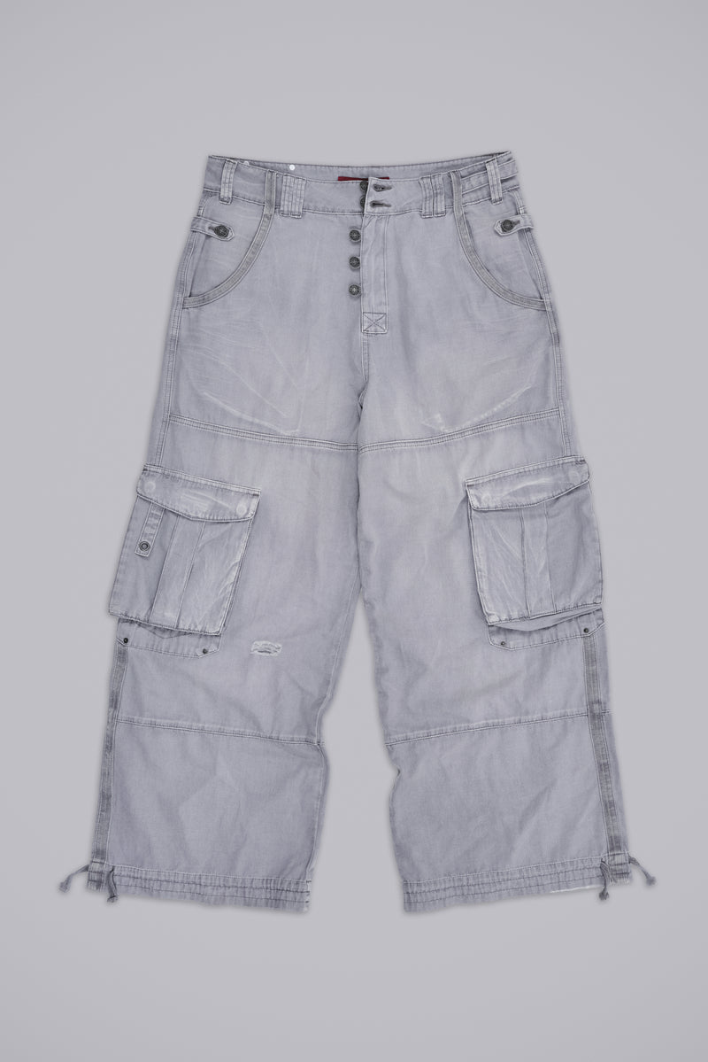Washed Grey Decoy Cargos