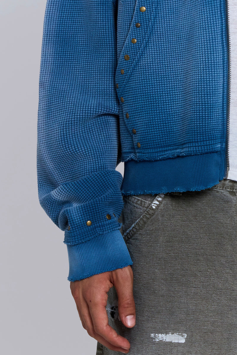 Sunfade Waffle Studded Hoodie