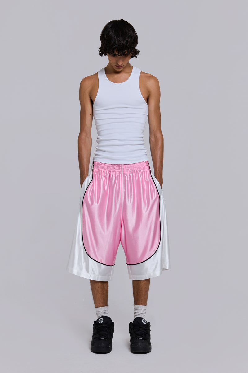Court Pink Basketball Shorts