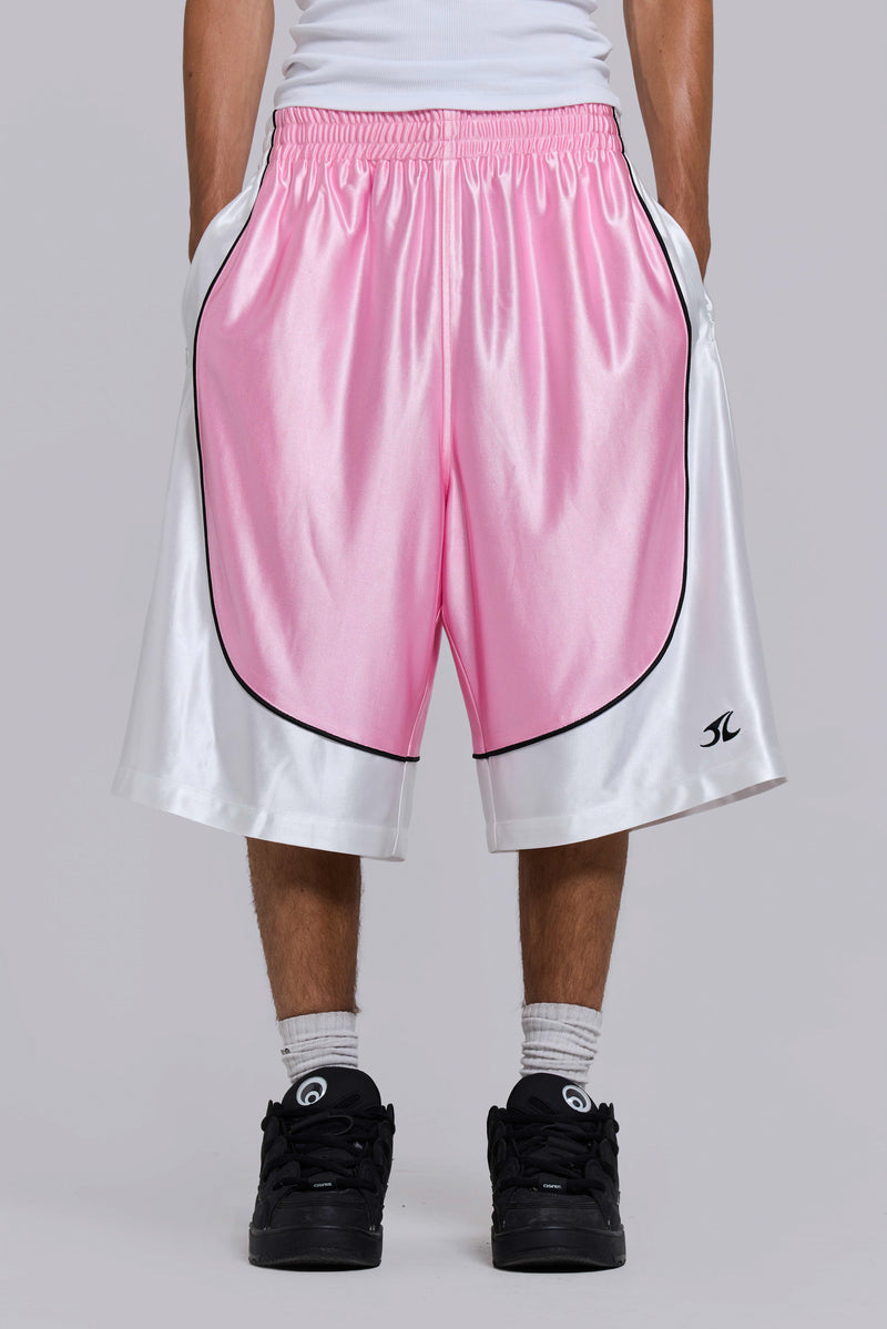 Court Pink Basketball Shorts