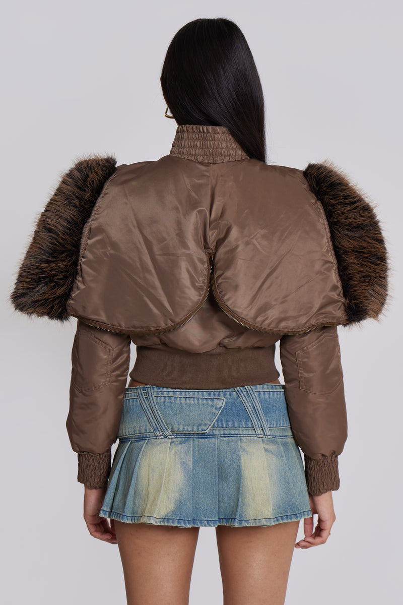 Ludlow Denim Mini Skirt