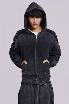 Grey Sporty Baggy Monster Hoodie - XXS / Grey