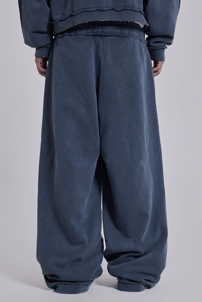 Blue Sporty Baggy Monster Joggers