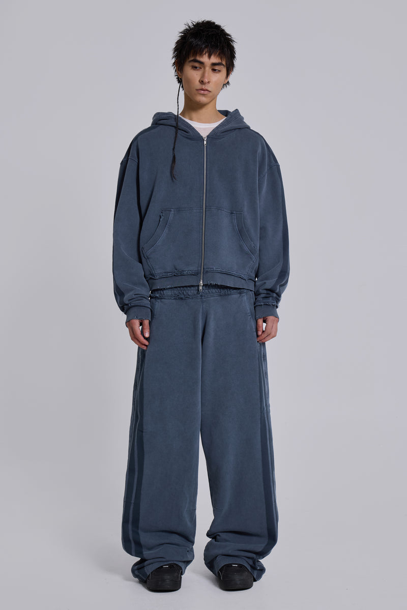 Blue Sporty Baggy Monster Hoodie