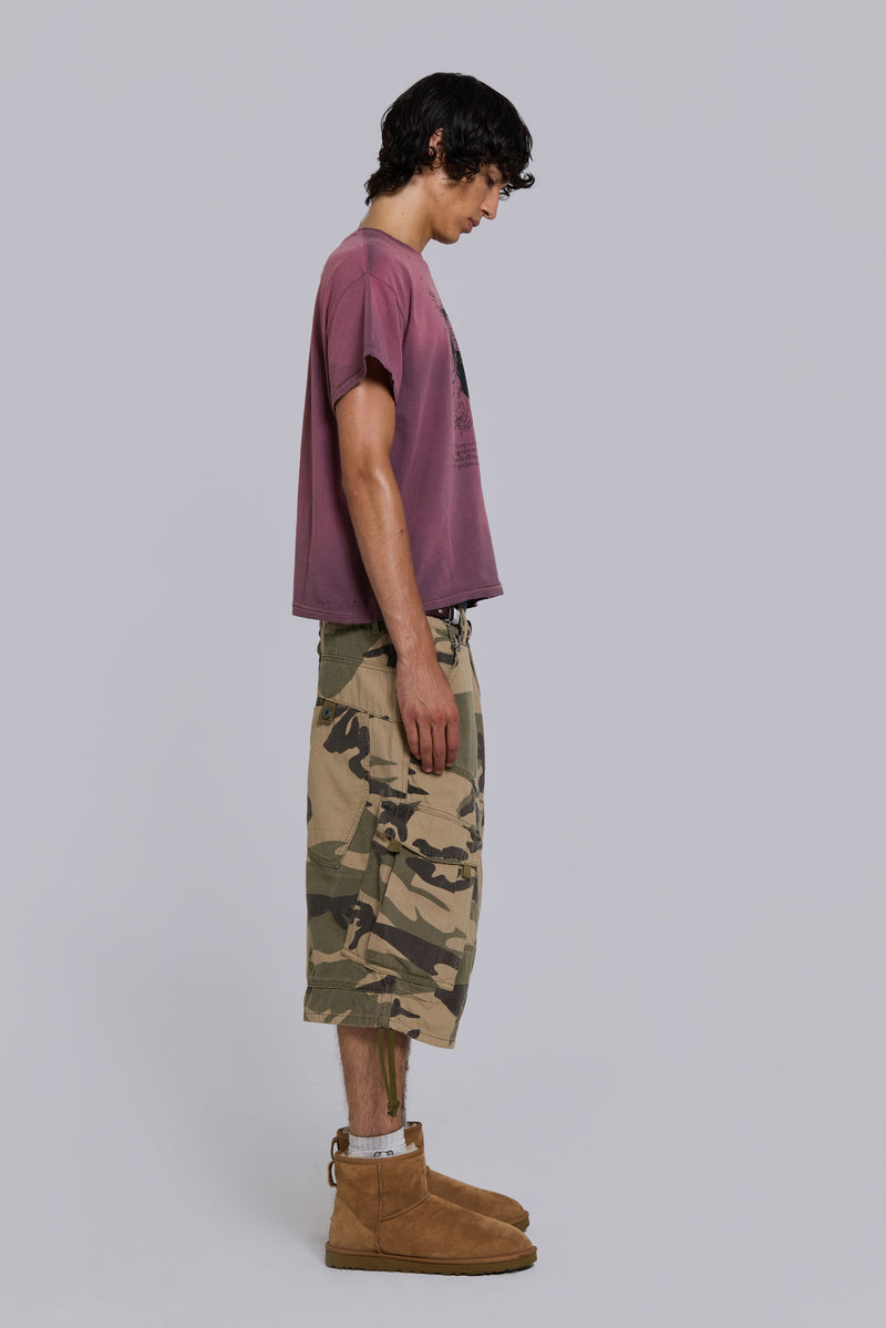 Faded Camo Cadet Shorts