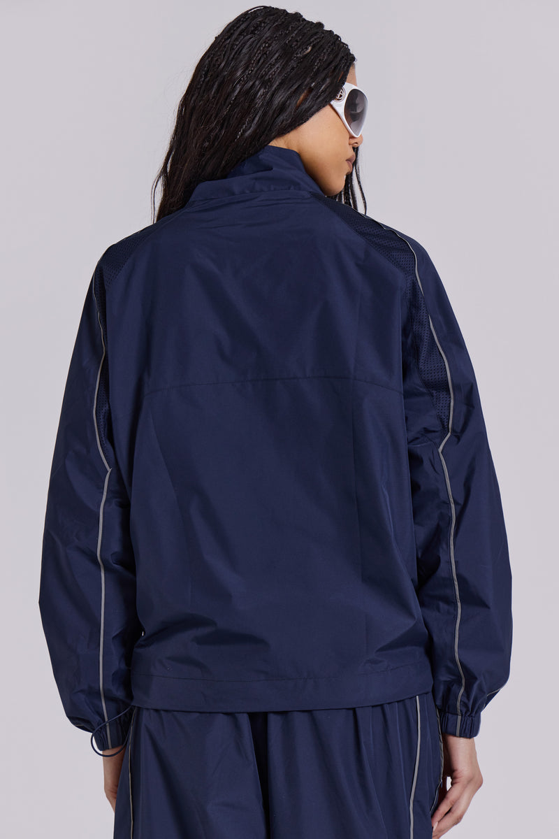 Navy Vapor Tracksuit Top