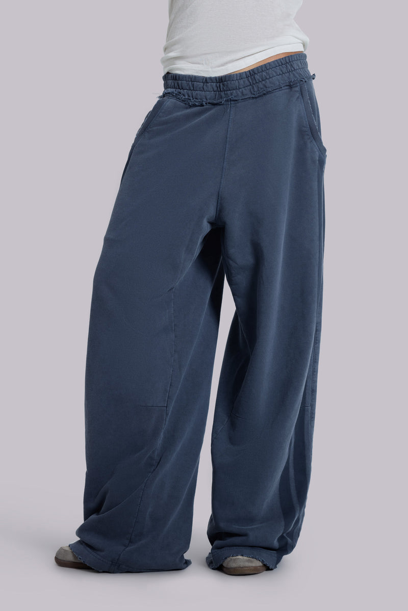 Blue Sporty Baggy Monster Joggers