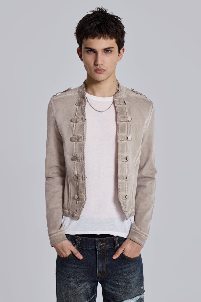 Rebel Military Jacket in Clay